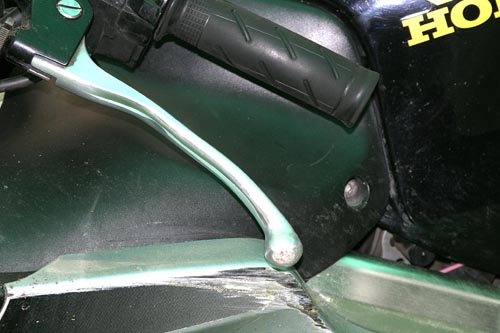 Fairing scratch and Bar End?