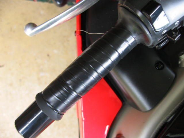 Tape the whole grip to prevent water and moisture